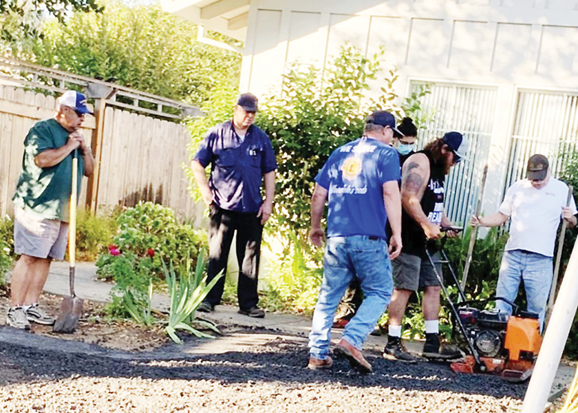 Lions Club donates time