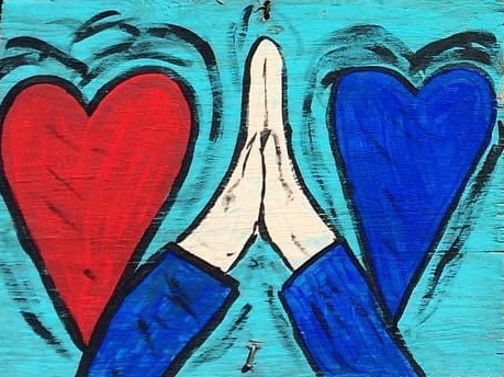 praying hands vineyards after the Kincade Fire_16 November 2019