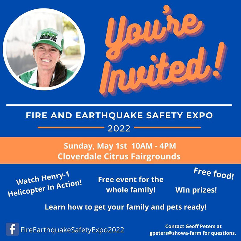 Fire and Earthquake Safety Expo 2022