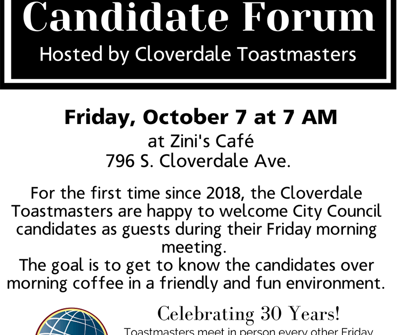 City Council Candidate Forum