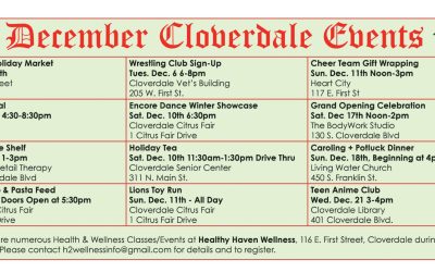 December Cloverdale Events