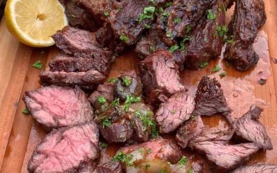 Teriyaki Bourbon Beef Steak Tips Recipe