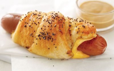 Cheesy Gourmet Pigs In A Blankets Recipe