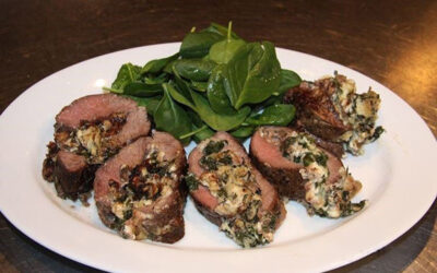 Spinach and Gorgonzola-Stuffed Flank Steak Recipe